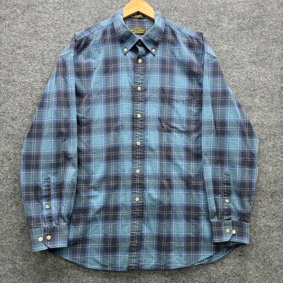 Orvis Other - Orvis Signature Collection Button Shirt Mens XXL Blue Long Sleeve Plaid Casual